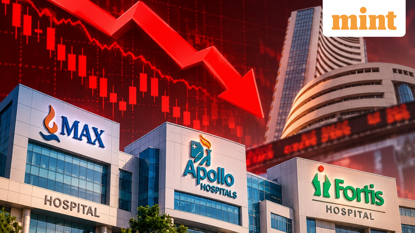 Hospital stocks Max Healthcare, Apollo Hospitals, Fortis plunge up to 7% - What is driving the stocks down?