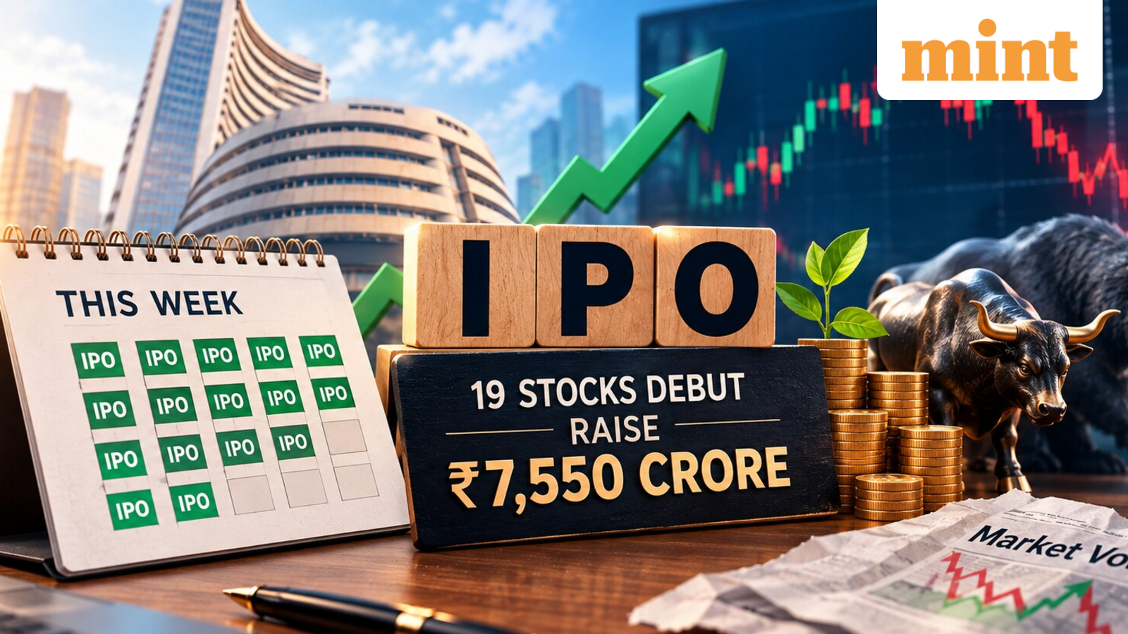 IPO Tracker: 19 stocks debut this week, raise  ₹7,550 crore despite market volatility