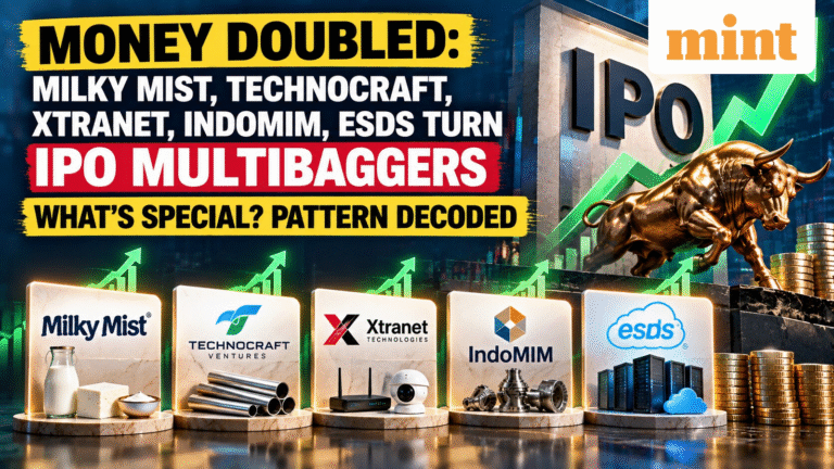 Money doubled: Milky Mist, Technocraft, Xtranet, IndoMIM, ESDS turn IPO multibaggers - What’s special? Pattern decoded