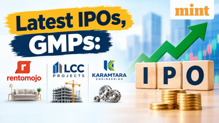 Latest IPOs, GMPs, Subscription Status, Share Listing Price Prediction: Rentomojo, LCC Projects, Karamtara Engineering