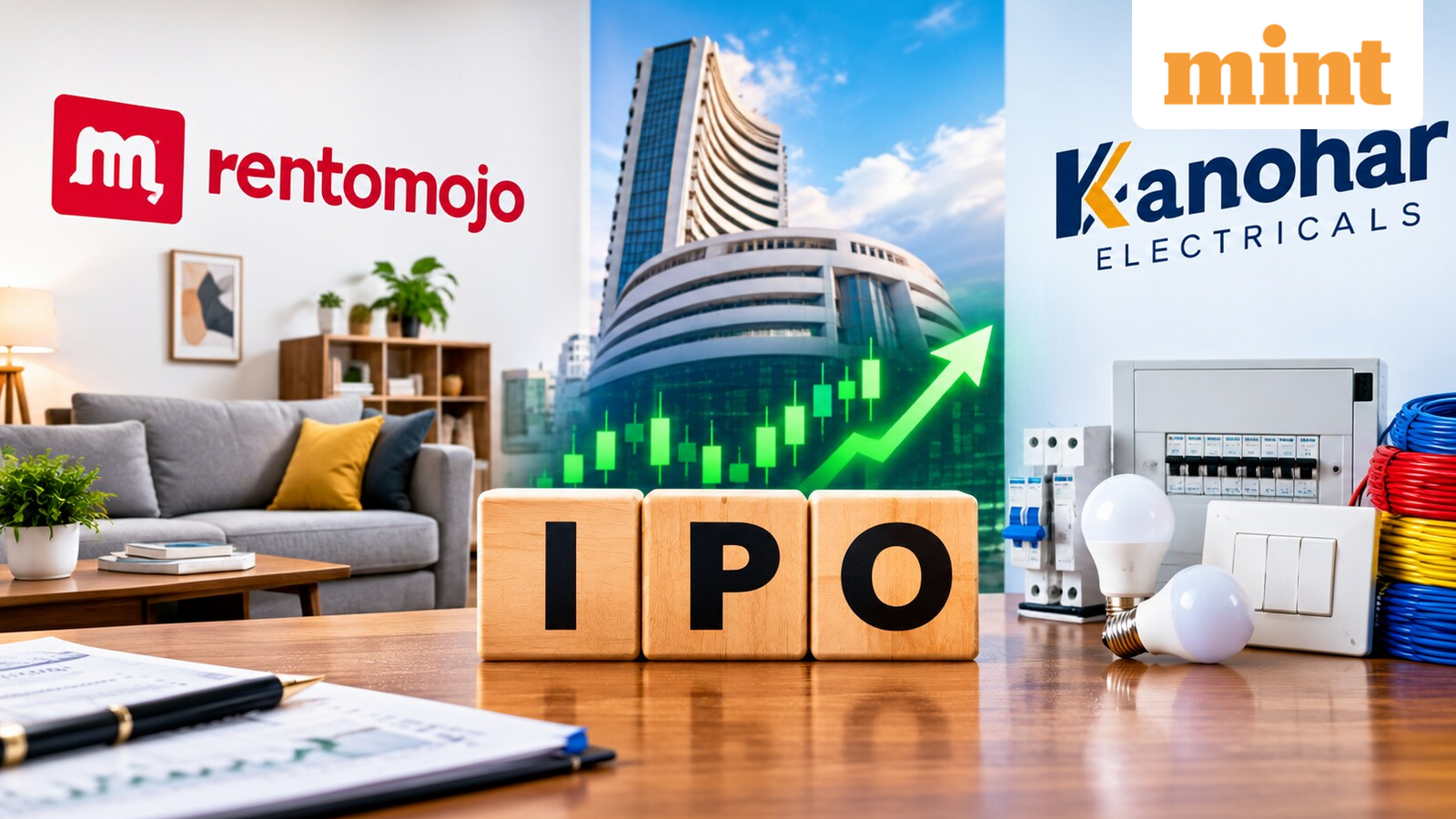 Rentomojo, Kanohar Electricals: Both IPOs make strong debut after stellar subscription; how shares performed
