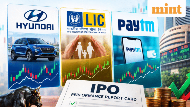 Top 3 IPOs Performance Report Card: Ahead of NSE, know how Hyundai, LIC, Paytm fared on exchange debut day; data details