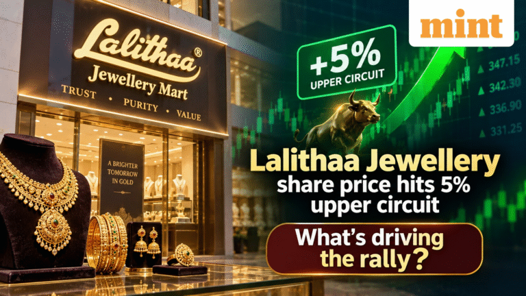 Lalithaa Jewellery share price hits 5% upper circuit | What’s driving the rally?