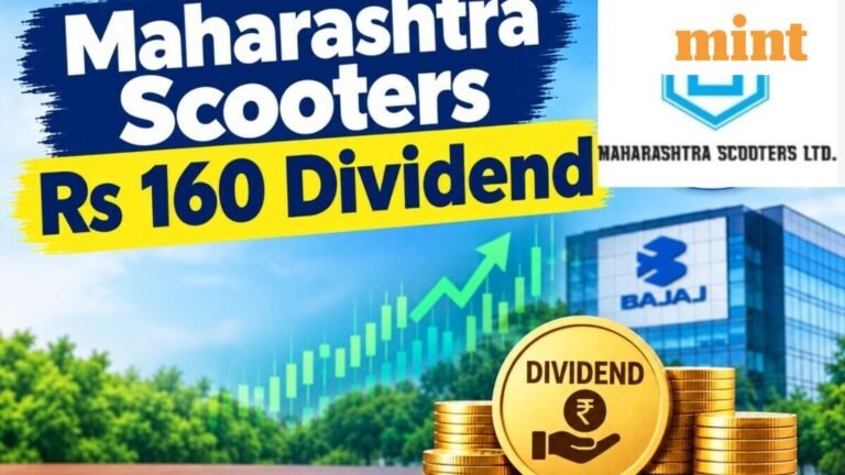 Maharashtra Scooters  ₹160 Dividend: Bajaj Holdings’ arm declares mega payout! Check record date, other details