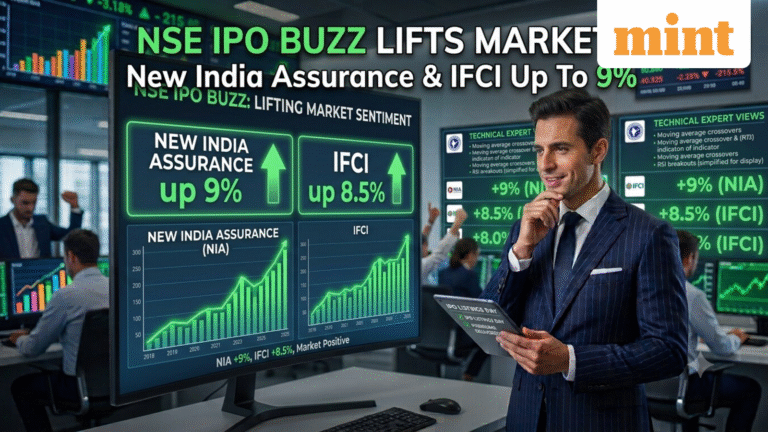NSE IPO buzz lifts New India Assurance, IFCI up to 9% | What do technical experts say? | Stock Market News