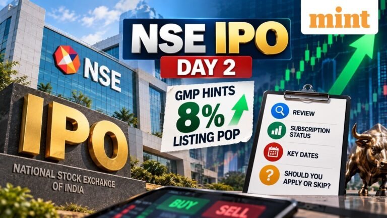 NSE IPO Day 2: Issue subcribed 51% so far. GMP hints 8% listing pop. Check review, key dates. Should you apply or skip?