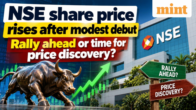 NSE share price rises after modest debut | Rally ahead or time for price discovery?