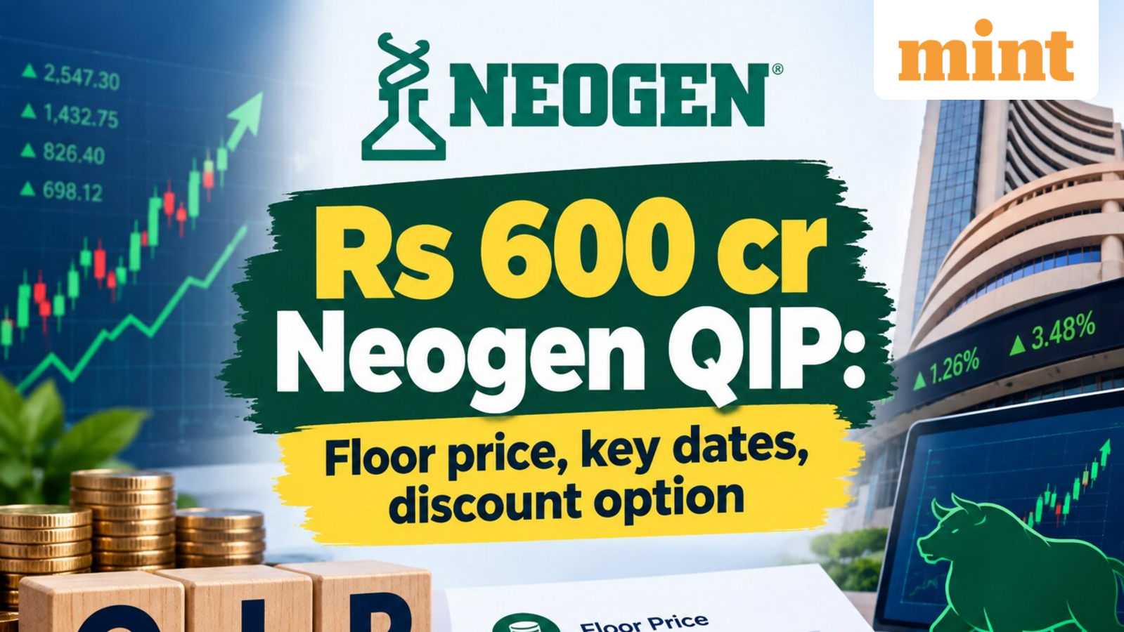 ₹600 cr Neogen QIP: Floor price, key dates, discount option, approvals and other details | Stock Market News