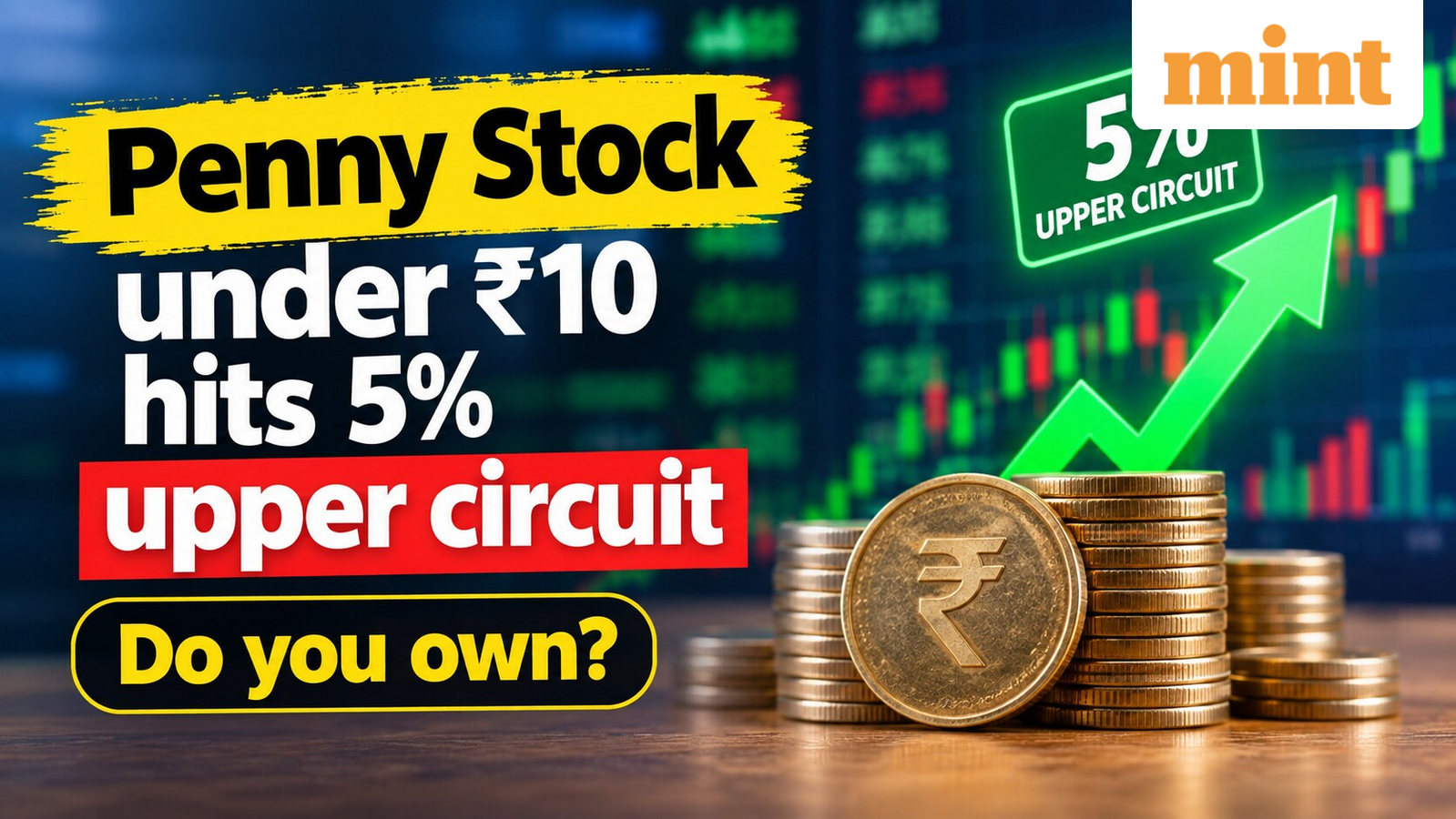 Penny stock under 10 rupees hits 5% upper circuit | Do you own?