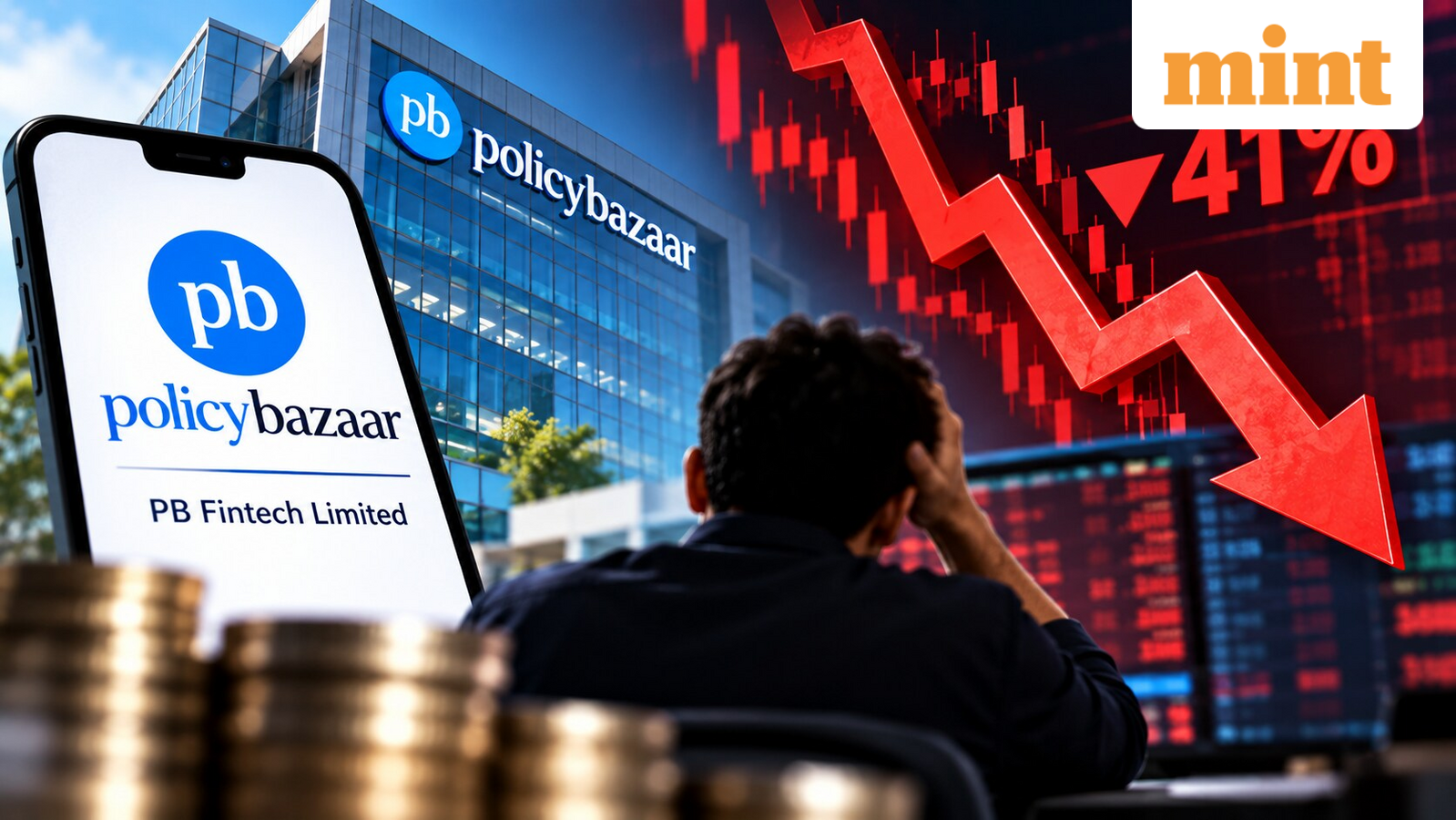 PB Fintech shares extend losses for fourth straight session; loses 41% in four days — what investors should do?