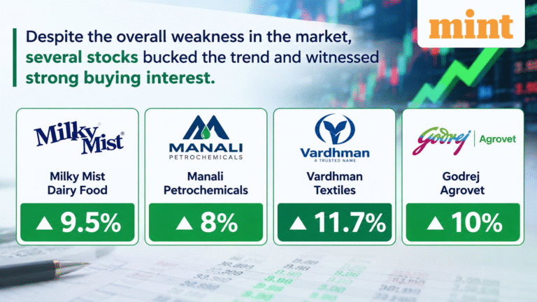 Rising stocks: Milky Mist Dairy Food, Manali Petrochemicals, Vardhman Textiles, Godrej Agrovet - What's behind surge?