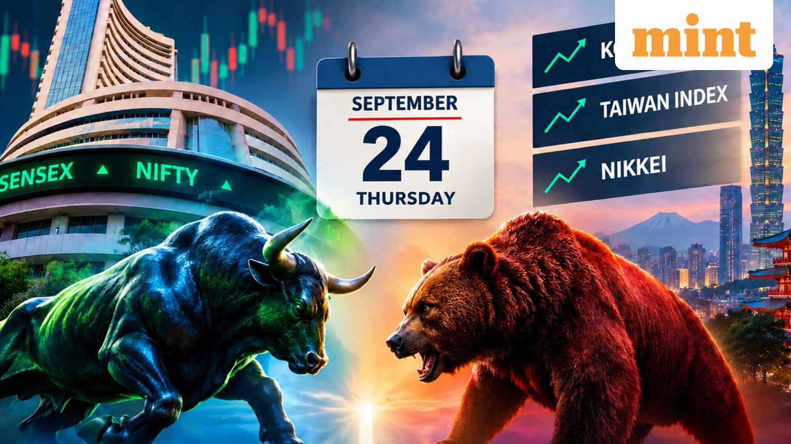 Stock market prediction for tomorrow: Sensex, Nifty outlook for Thursday | Kospi, Taiwan cues to watch | 24 Sept 2026