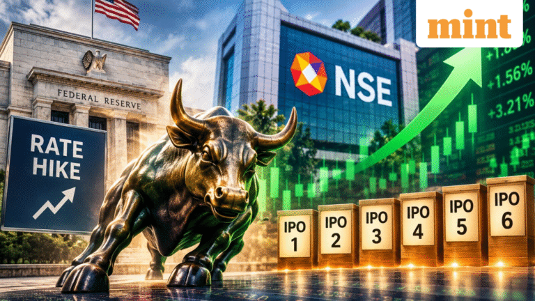 Sensex, Nifty soar despite Fed rate hike — Is it NSE IPO impact and 6 listings today? Experts decode stock market rise | Stock Market News