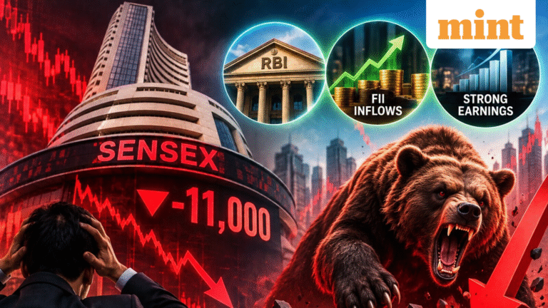 Sensex slips over 11,000 points from record high in 10 months; 3 triggers that may fuel the Indian stock market