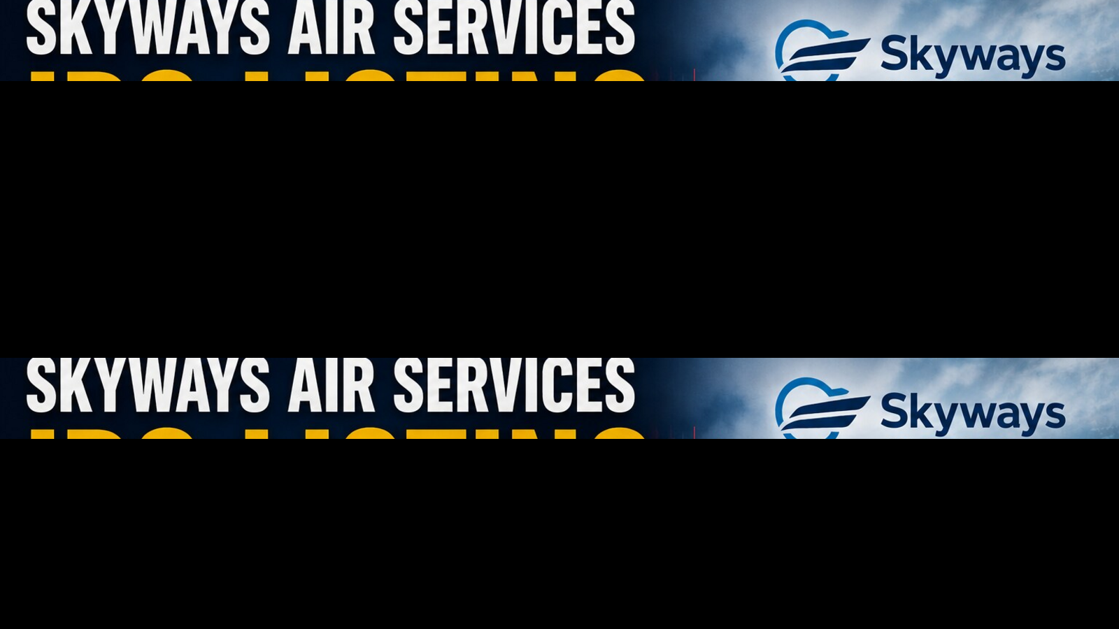 Skyways Air Services IPO listing: Shares list at 10% discount to the issue price
