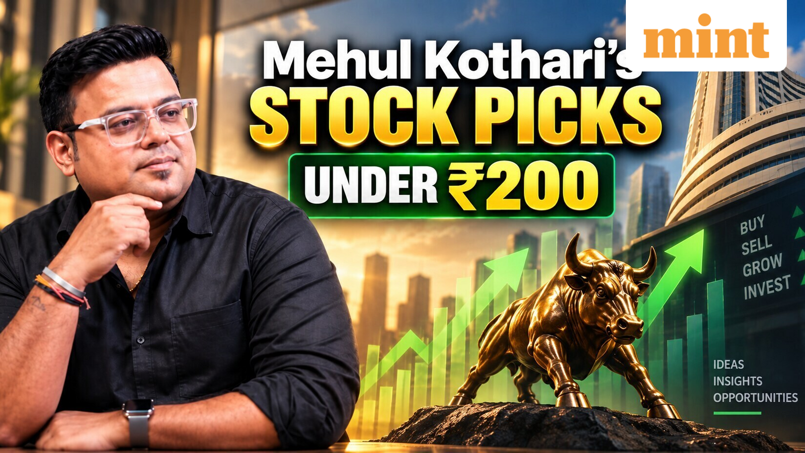 Stocks to buy under  ₹200: Tata Steel, South Bank, Castrol by Mehul Kothari of Anand Rathi | Target, SL, market outlook