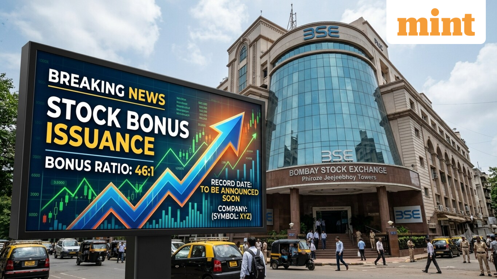 46:1 bonus stock: Record date soon - Check face value and share price performance