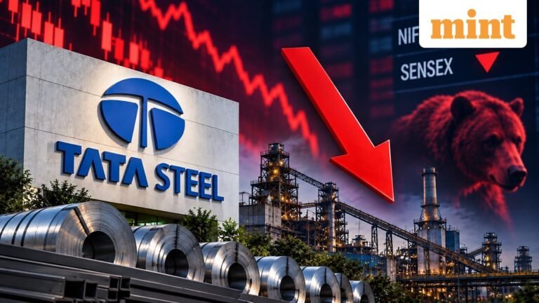 Tata Steel share price falls 3%, among top Nifty 50 laggards; what experts say