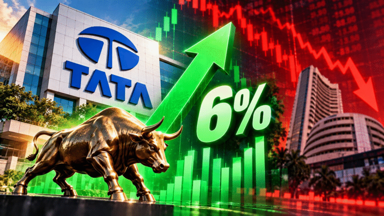 This Tata Group stock jumps 6% despite fall in Sensex, Nifty - What's behind crash defying surge?