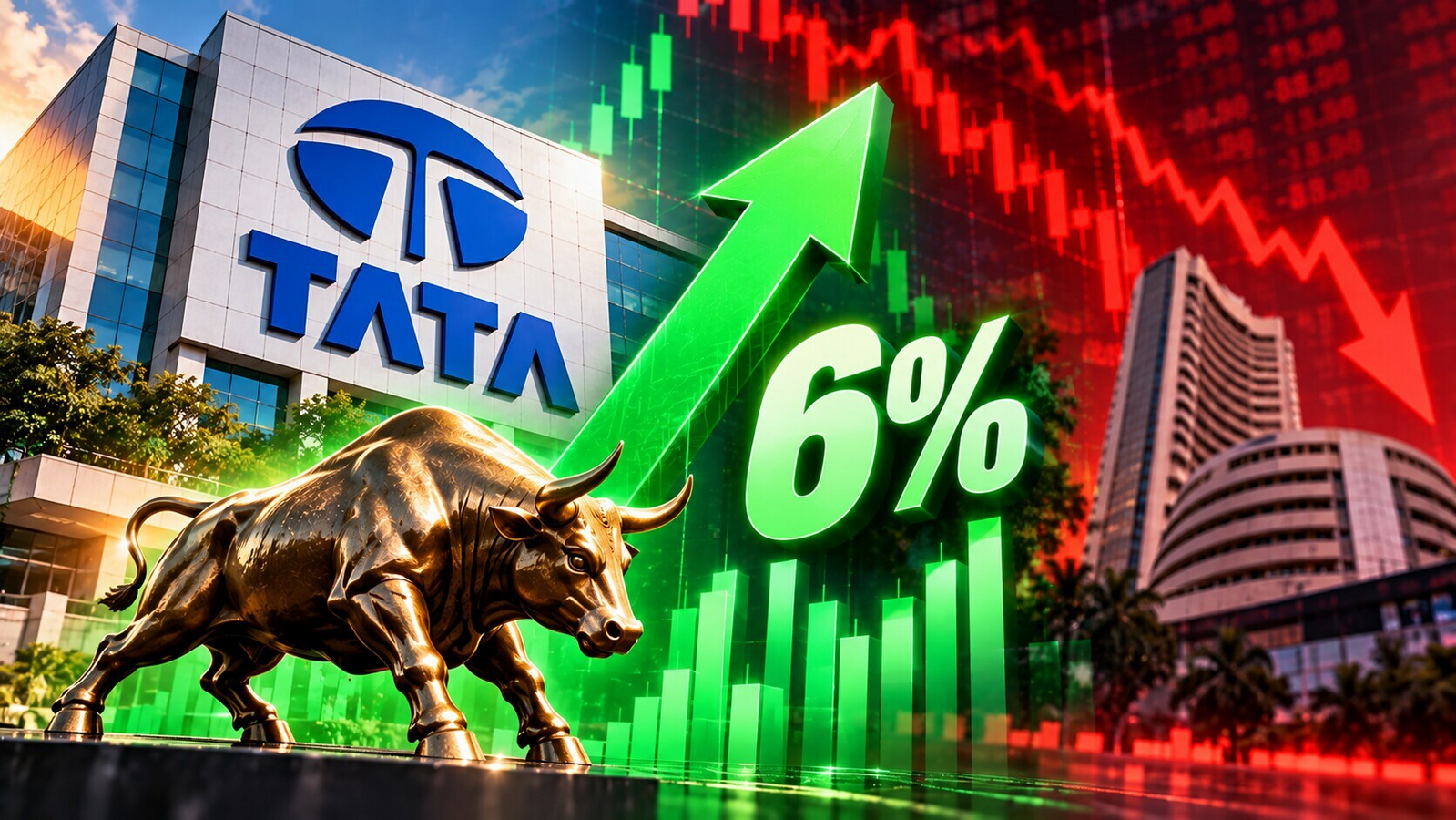 This Tata Group stock jumps 6% despite fall in Sensex, Nifty - What's behind crash defying surge?