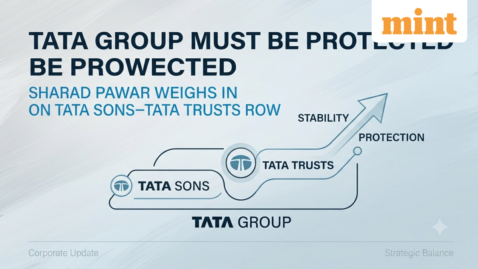 'Tata Group Must Be Protected': Sharad Pawar weighs in on Tata Sons-Tata Trusts row