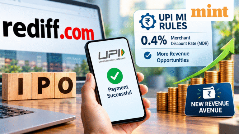 Rediff.com IPO: New UPI MDR rules open an additional revenue stream for the company: Report