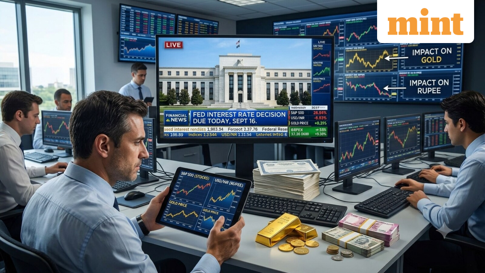 The US Federal Reserve's policy meeting due on Wednesday, September 16; how will it impact stocks, gold, and rupee?