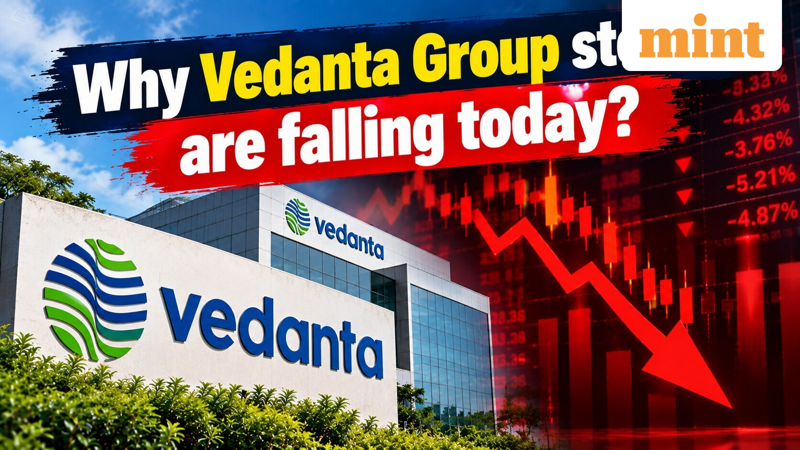 Vedanta Power to Hindustan Zinc: Why Vedanta Group stocks are falling today?