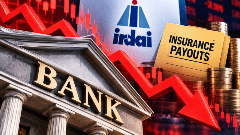Bank, financial stocks tumble as IRDAI flags high insurance payouts; Axis Bank, IDFC First Bank, Bajaj Finance tank
