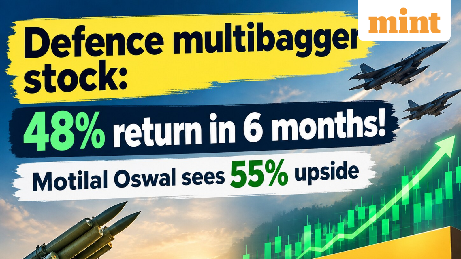 Defence multibagger stock: 48% return in 6 months! Motilal Oswal sees 55% upside | Check share price target; do you own? | Stock Market News