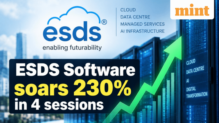 Up 230% in 4 sessions! ESDS Software Solution share price hits 10% upper circuit | Should you buy the newly listed stock