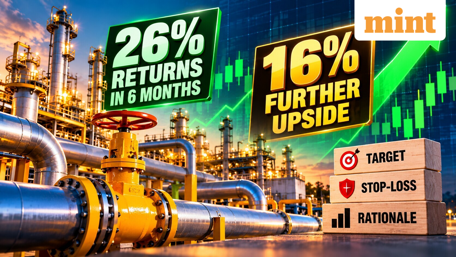 Gas PSU stock to buy: After 26% returns in 6 months, Emkay Global sees further 16% upside | Target, stop-loss, rationale