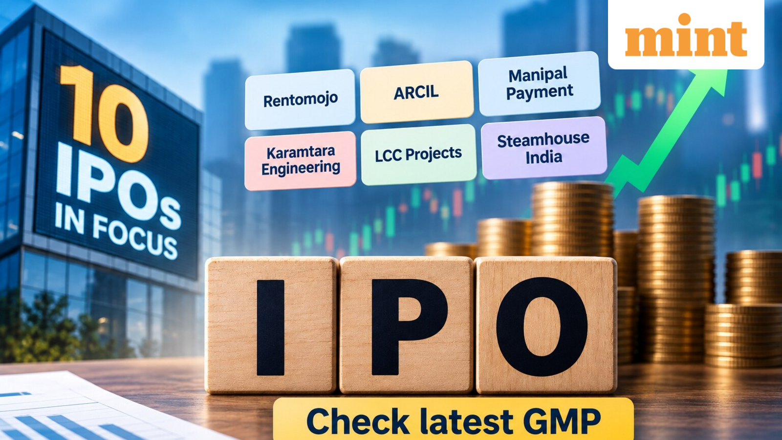 10 IPOs available for subscription today: Which shows most potential for listing gains | Check latest GMP
