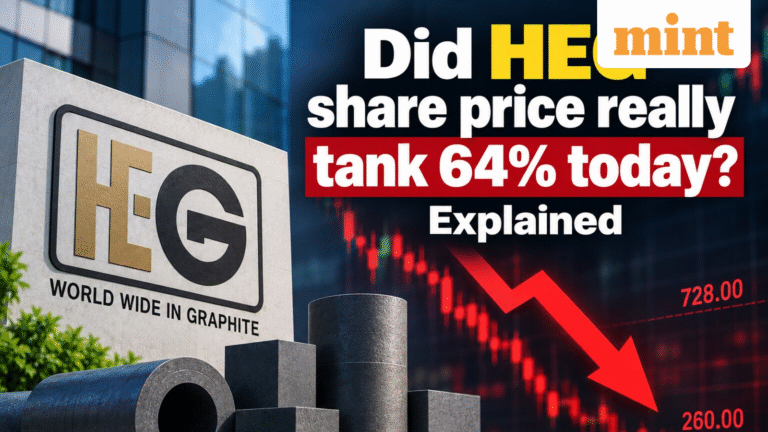 HEG share price falls over 64% to  ₹260: Don’t panic! Here’s what actually happened