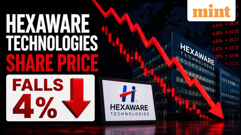 Hexaware Technologies share price falls 4% - here's why