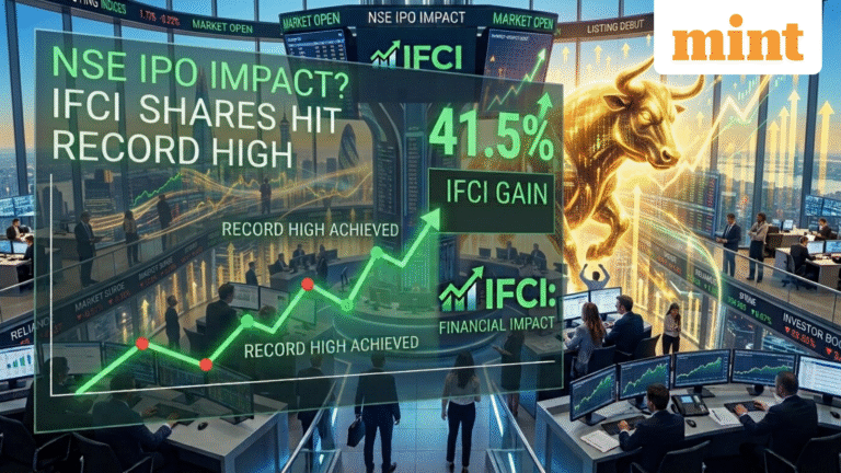 NSE IPO Impact? IFCI share price jumps over 8% to record high today | What is fuelling the rally in this NBFC PSU stock?