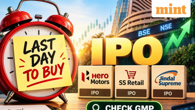 Final day to buy Hero Motors, SS Retail, Jindal Supreme: Which issue has highest IPO GMP? Check subscription, review