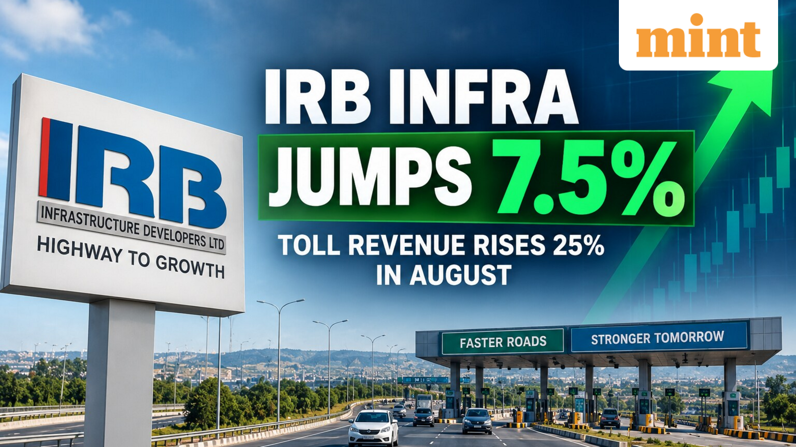IRB Infra share price jumps 7.5% in trade today — what's driving the stock?