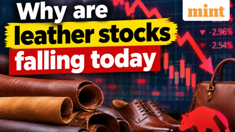 Leather stocks down today: Super Tannery, AKI India, Amin Tannery, Euro-Leder Fashion under pressure; Here's why