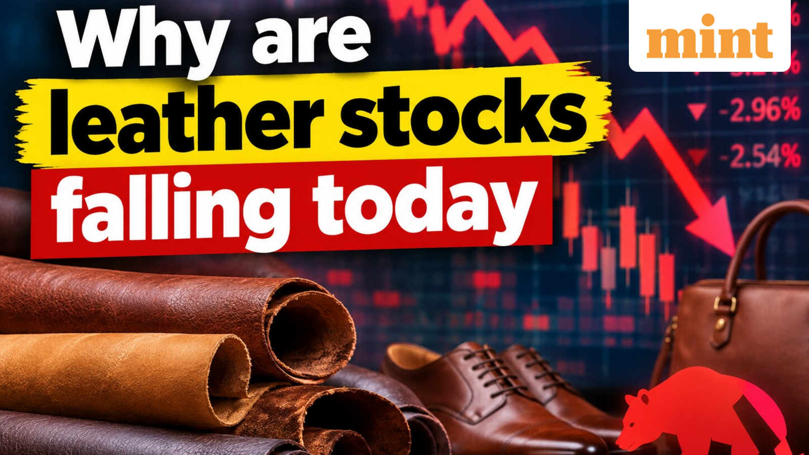 Leather stocks down today: Super Tannery, AKI India, Amin Tannery, Euro-Leder Fashion under pressure; Here's why
