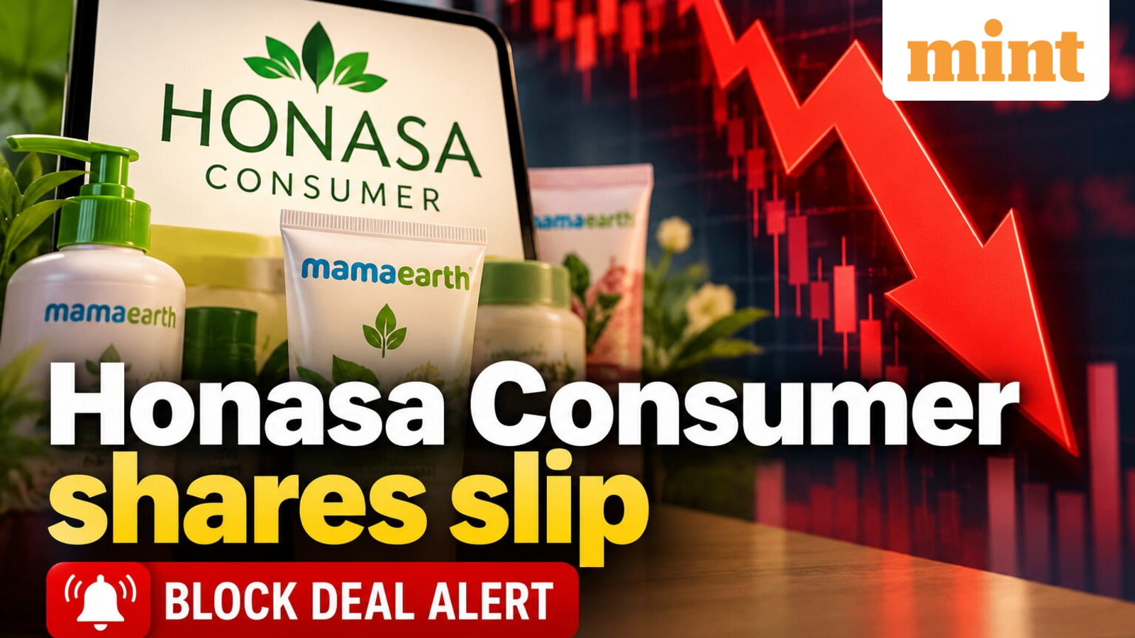 Block deal alert: Honasa Consumer shares tumble 5% after equity worth  ₹643 crore changes hands - Should investors buy? | Stock Market News