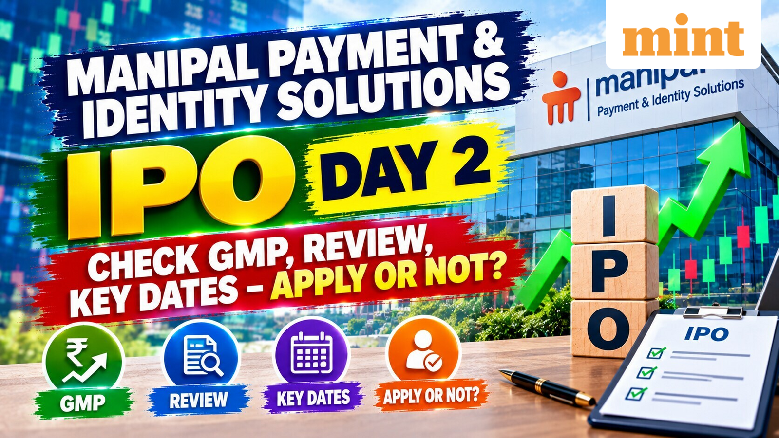 Manipal Payment &amp; Identity Solutions IPO Day 2: Issue subscribed 17% so far. Check GMP, review - apply or not?