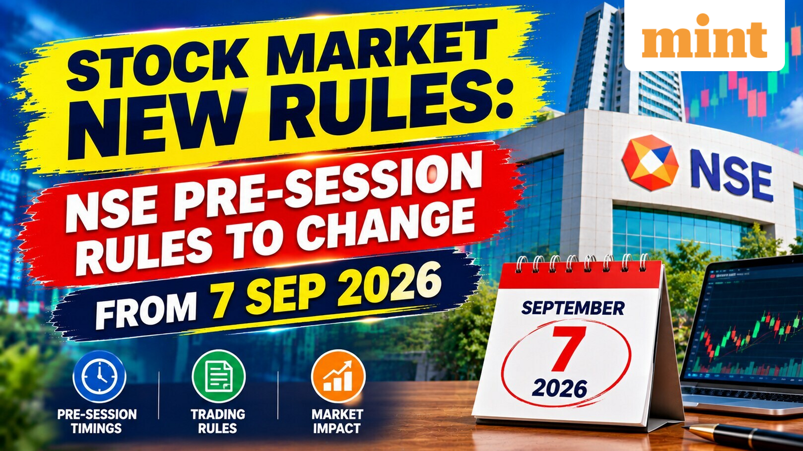 Stock market new rules 2026: At NSE, pre-open session will be different from Monday - What has changed now?