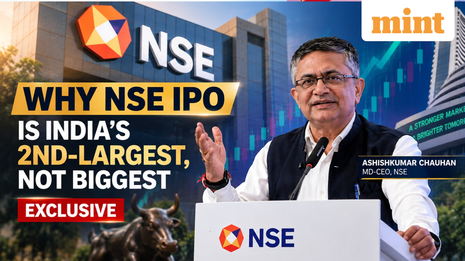 Why NSE IPO became India's 2nd-largest, not biggest: MD-CEO Ashishkumar Chauhan explains | Exclusive