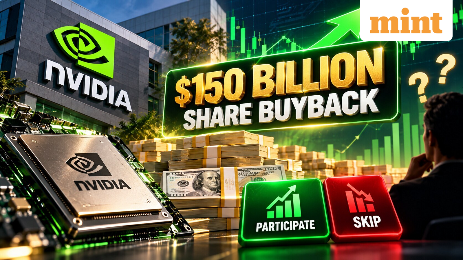 Nvidia $150 billion share buyback: Should you participate post-record date announcement?