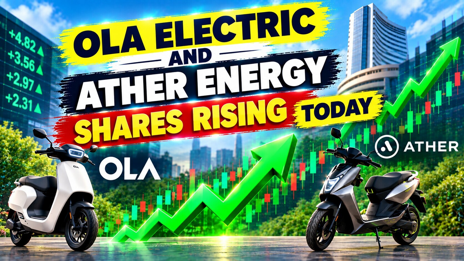 Why Ola Electric and Ather Energy shares are rising today? Explained