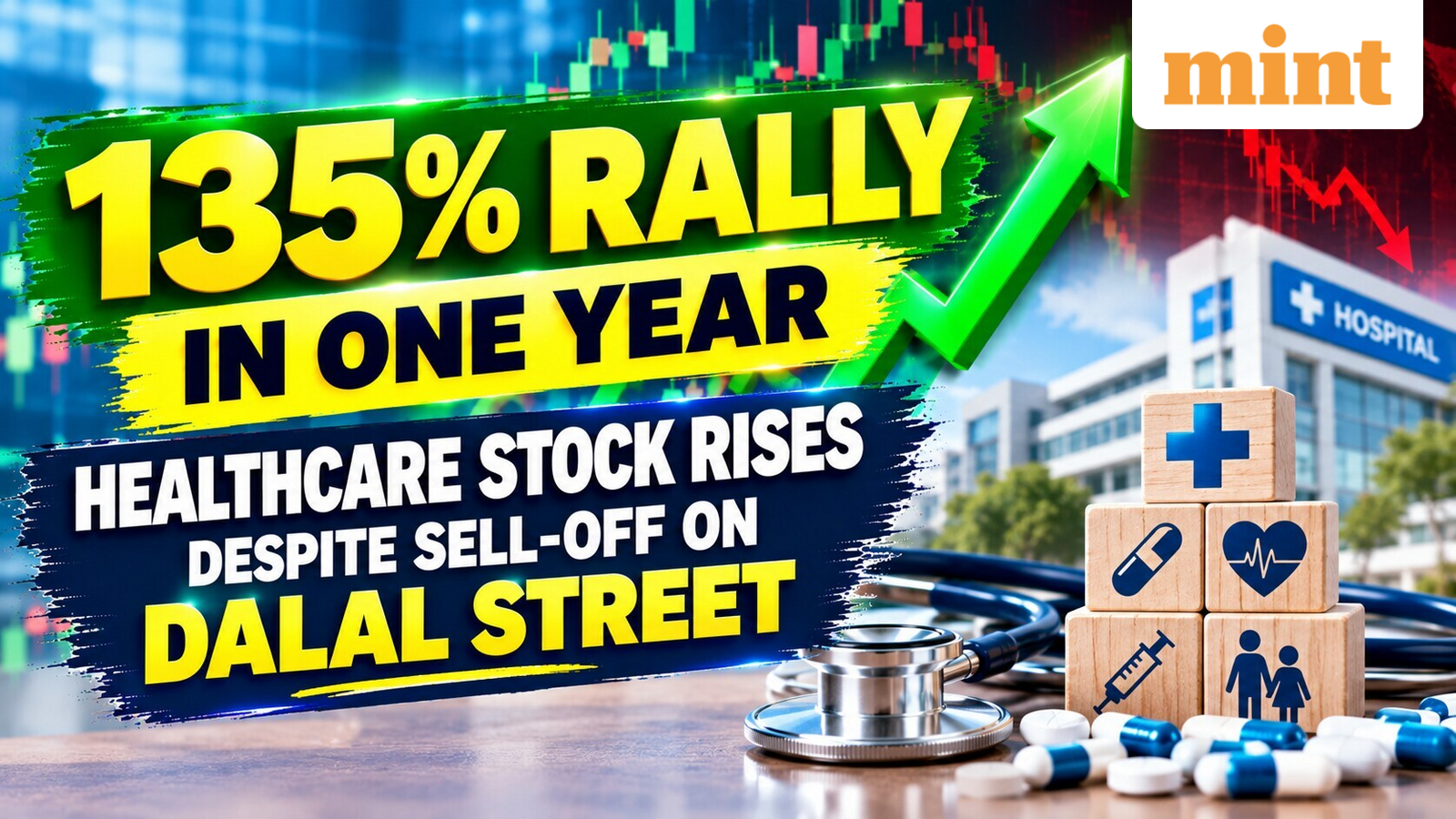135% rally in one year | Healthcare stock shows resilience against stock market sell-off — close to record high