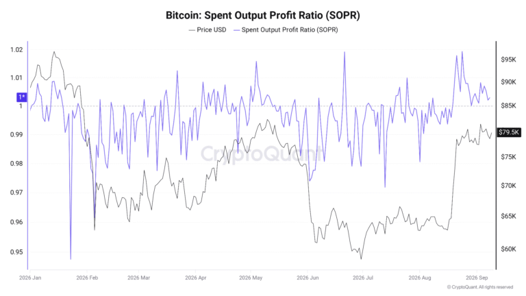 Bitcoin SOPR Metric’s Longest 2026 Winning Streak Enters Fourth Week