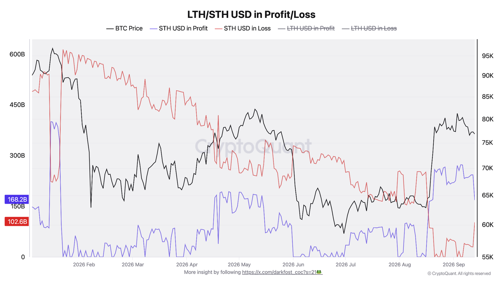 Bitcoin Short-Term Holders Near One Month in Partial Profit in New Bull Signal