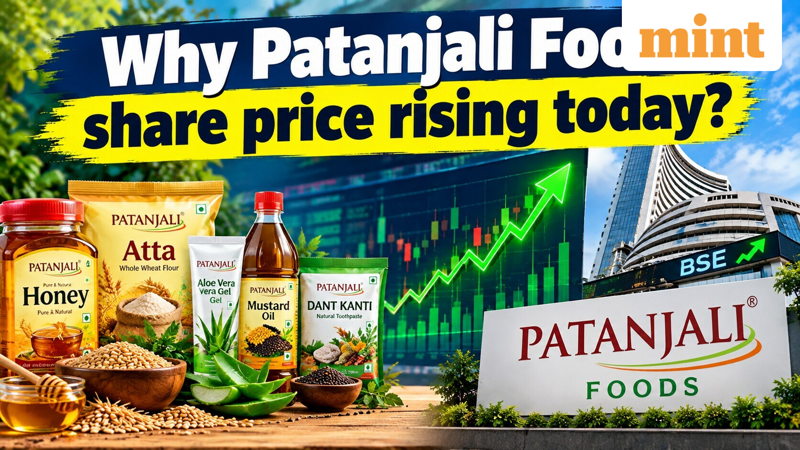 Patanjali Foods share price rises 5% today. What is driving the rally in the FMCG stock?